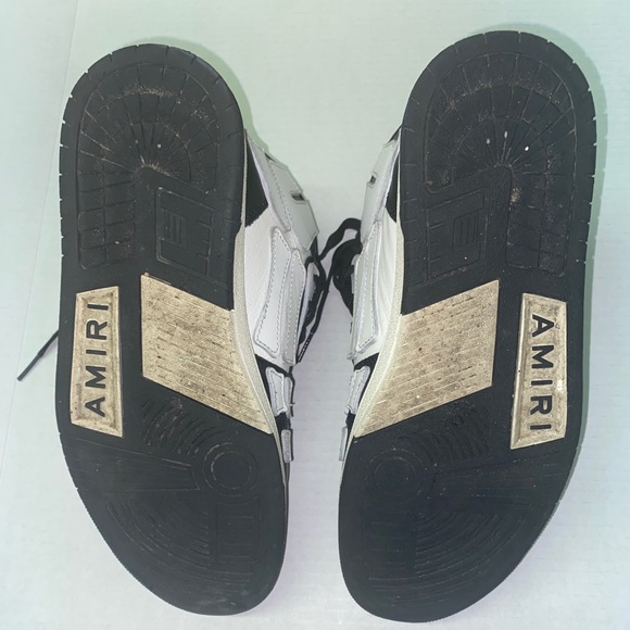 AMIRI Skel Top HI RARE Black/White US 8  EUR 41 - Picture 7 of 10